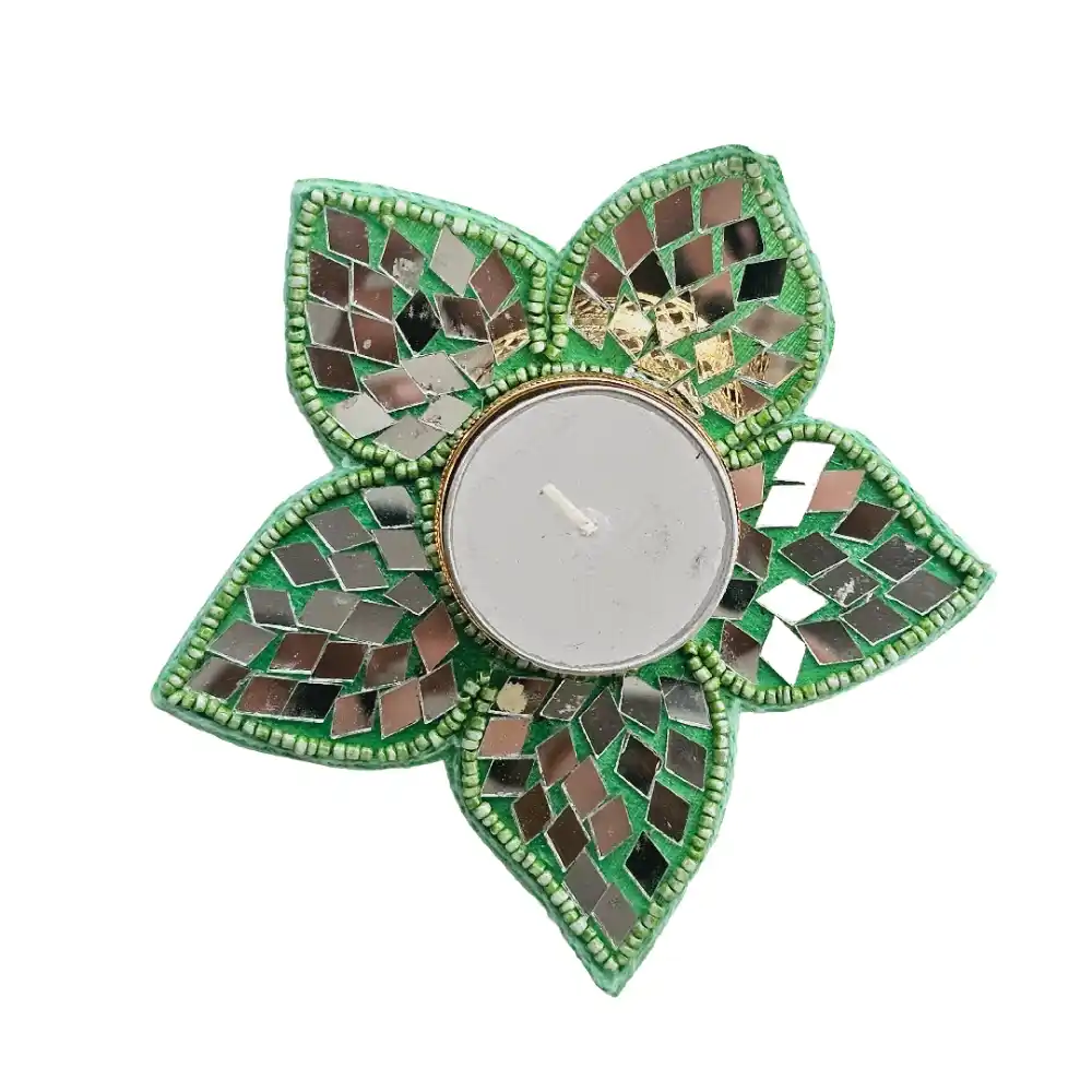 Buy Flower Mirror T light Holder Online